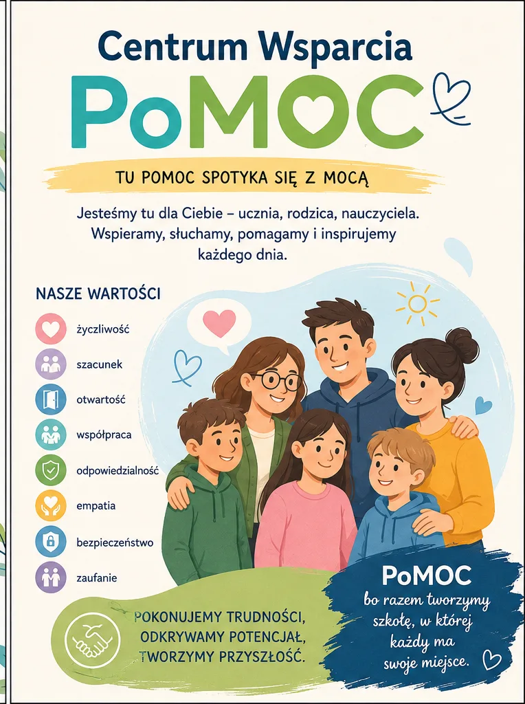 Centrum Wsparcia PoMoc – nasze wartości