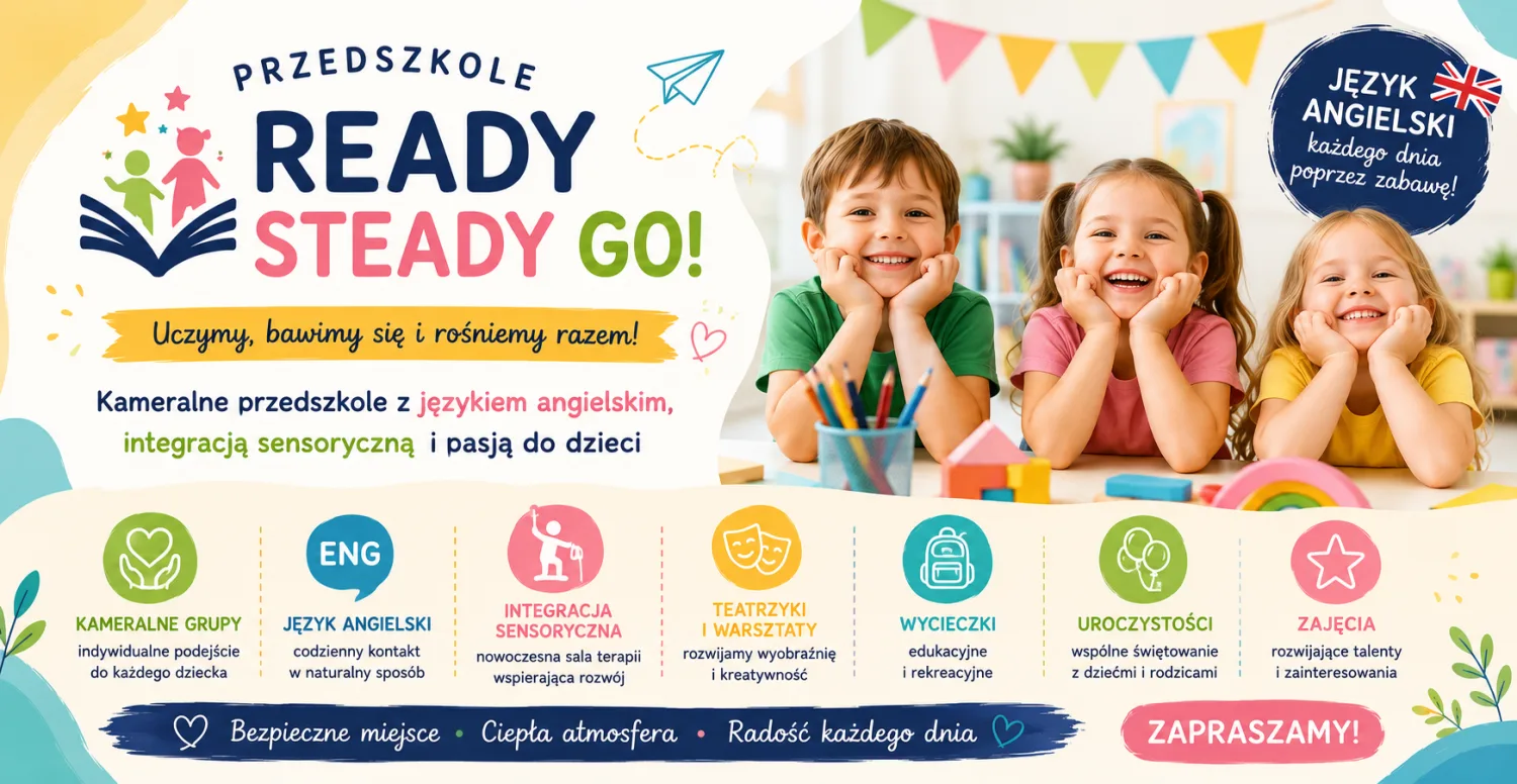 Przedszkole językowe Ready Steady Go w Piotrkowie Trybunalskim