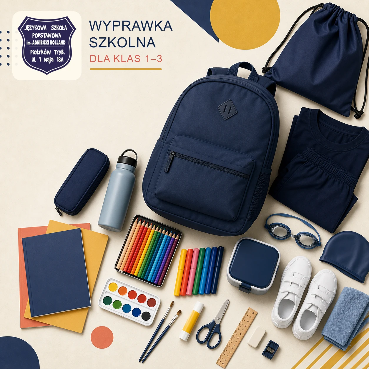 Wyprawka szkolna dla klas 1–3 – pełna lista